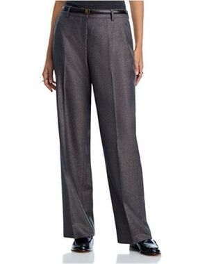 Lafayette 148 New York Wide-Leg Trousers. Pockets. Size 12